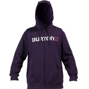 Burton Logo Horizontal Full-Zip Hooded Sweatshirt - Men's - 2010