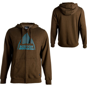 Burton Mountain Logo Full-Zip Hooded Sweatshirt - Men's - 2011