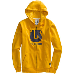 Burton Logo Vertical Full-Zip Hooded Sweatshirt - Men's - 2011