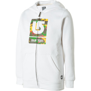 Burton Logo Fill Full-Zip Hooded Sweatshirt - Boys' - 2011