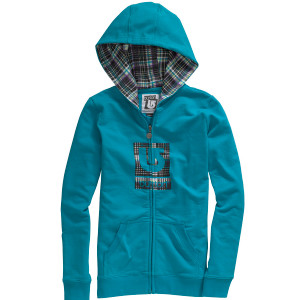Burton Logo Fill Full-Zip Hooded Sweatshirt - Girls' - 2011