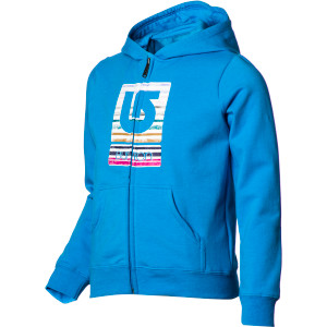 Burton Logo Fill Palette Stripes Basic Full-Zip Hoodie - Girls'