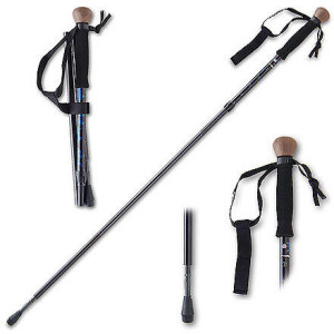 Compact Travel Staff Trekking Pole - 1 Pole