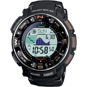 Click to Enlarge for Casio PRW2500R-1 Triple Sensor Altimeter Watch Casio PRW2500R-1 Triple Sensor Altimeter Watch -image