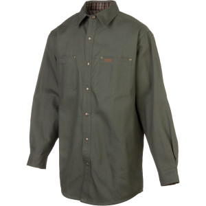 Canvas Flannel Lined Shirt Jac - Men's
