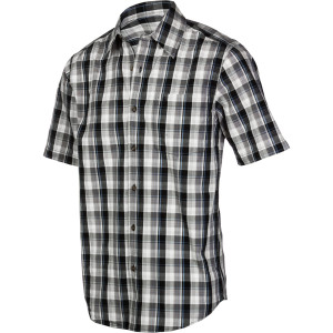 Essential Plaid Open Collar Shirt - Short-Sleeve - Men's