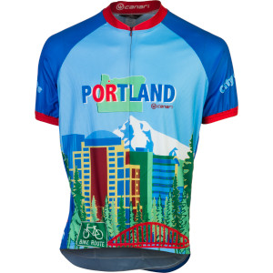 Click to Enlarge for Canari Cyclewear Portland Souvenir Jersey - Short-Sleeve - Men's Canari Cyclewear Portland Souvenir Jersey - Short-Sleeve - Men's -image