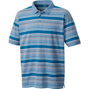 Columbia Blue Lake Stripe Polo Shirt - Short-Sleeve - Men's