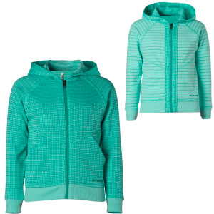 Columbia Sunset Crush Reversible Hooded Fleece Jacket - Little Girls'