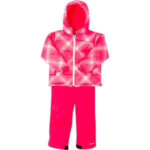 Snow Slush Reversible Snow Suit Set - Little Girls'