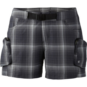 Cross On Over Cargo Plaid Board Short - Women's