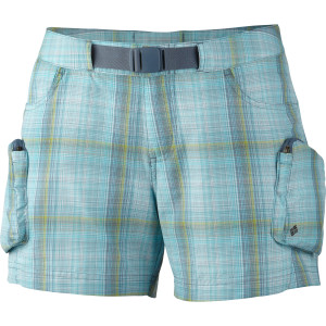 Cross On Over Cargo Plaid Board Short - Women's