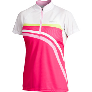 Click to Enlarge for Craft PB Stripe Jersey - Short-Sleeve - Women's Craft PB Stripe Jersey - Short-Sleeve - Women's -image