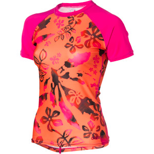 Sea Garden Rashguard - Short-Sleeve - Women's