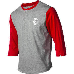 DC Skateboarding Moderate Henley - 3/4 Sleeve - Men's