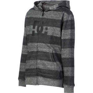 Rebel Stripe Full-Zip Hoodie - Boys'