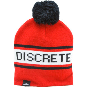 Discrete Banger Pom Beanie