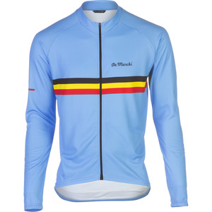 Click to Enlarge for De Marchi Worlds Pack Euro National Long Sleeve Jersey De Marchi Worlds Pack Euro National Long Sleeve Jersey -image