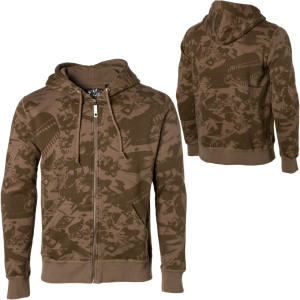 Dragon Crime Scene Full-Zip Hooded Sweatshirt - Men's