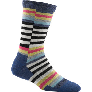 Click to Enlarge for Darn Tough Merino Wool Offset Stripe Light Socks - Women's Darn Tough Merino Wool Offset Stripe Light Socks - Women's -image
