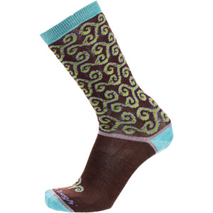 Merino Wool Spirals Light Crew Sock - Women's