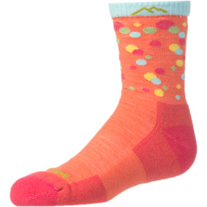Merino Wool Eliza Dots Boot Cushion Hiking Sock - Girls'