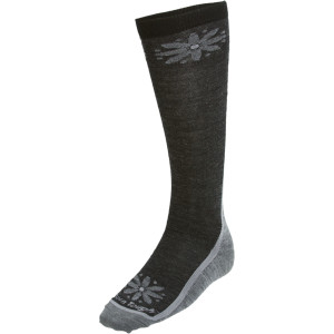Merino Wool Knee High Flower Power Light Sock - Women's