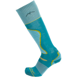 Merino Wool Over-The-Calf Padded Cushion Ski Sock - Women's
