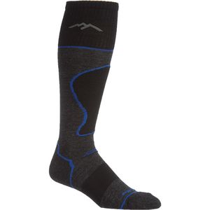 Merino Wool True Seamless Over-The-Calf Padded Cushion Ski Sock - Men's