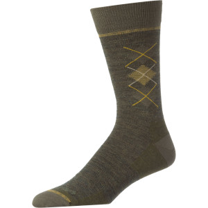 Merino Wool Argyle Crew Light Sock - Men's
