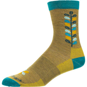 Merino Wool Mini Flower Crew Light Sock - Women's