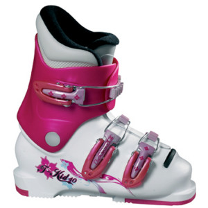 Lange T Kid 40 White/Pink Ski Boot - Kids'