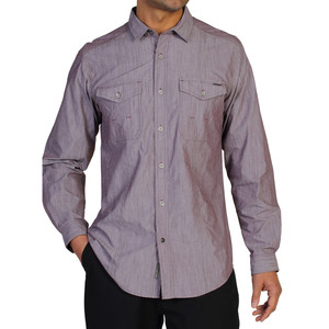 Click to Enlarge for ExOfficio Ferrara Chambray Shirt - Long-Sleeve - Men's ExOfficio Ferrara Chambray Shirt - Long-Sleeve - Men's-Image