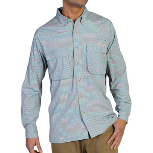 Click to Enlarge for ExOfficio Air Strip Lite Micro Plaid Shirt - Long-Sleeve - Men's ExOfficio Air Strip Lite Micro Plaid Shirt - Long-Sleeve - Men's -image