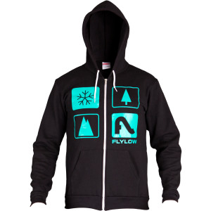 Click to Enlarge for FlyLow Gear Square Full-Zip Hoodie - Men's FlyLow Gear Square Full-Zip Hoodie - Men's -image