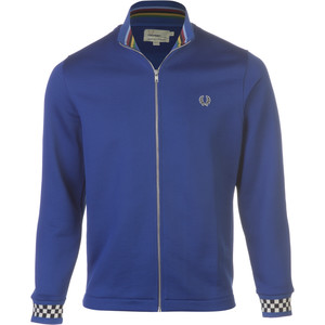 Click to Enlarge for Fred Perry USA Checkerboard Cuff Track Jacket - Men's Fred Perry USA Checkerboard Cuff Track Jacket - Men's-Image