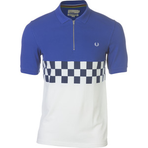 Click to Enlarge for Fred Perry USA Checkerboard Cycling Shirt - Short Sleeve - Men's Fred Perry USA Checkerboard Cycling Shirt - Short Sleeve - Men's-Image