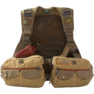 Click to Enlarge for Fishpond Vaquero Waxed Canvas Vest Fishpond Vaquero Waxed Canvas Vest-Image