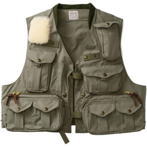 Click to Enlarge for Filson Cover Cloth Fly Fishing Guide Vest Filson Cover Cloth Fly Fishing Guide Vest-Image