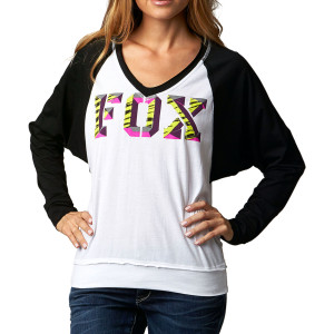Click to Enlarge for Fox Racing Chance Raglan T-Shirt - Long-Sleeve - Women's Fox Racing Chance Raglan T-Shirt - Long-Sleeve - Women's-Image