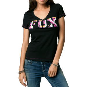 Click to Enlarge for Fox Racing Chance V-Neck T-Shirt - Short-Sleeve - Women's Fox Racing Chance V-Neck T-Shirt - Short-Sleeve - Women's -image