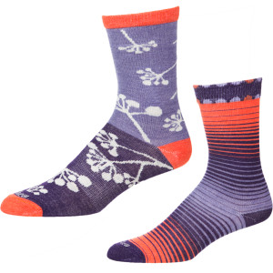 Sunrise/Twig Sock - 2 Pack - Girls'
