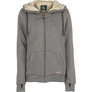 Hemp Hoodlamb Furry Full-Zip Hoodie - Women's