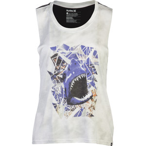 Click to Enlarge for Hurley Shark Attack Cloud Biker Tank Top - Women's Hurley Shark Attack Cloud Biker Tank Top - Women's -image