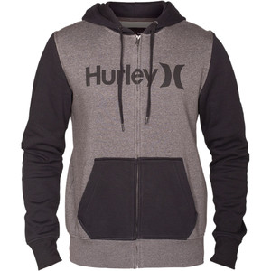 Hurley One & Only Block Fleece Full-Zip Hoodie - Men's