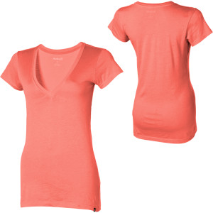 Hurley Solid YC Perfect V-Neck T-Shirt - Short-Sleeve - Women's - 2010