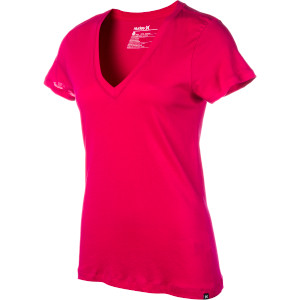 Solid Perfect V-Neck T-Shirt - Short-Sleeve - Women's