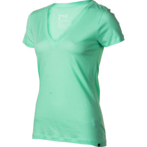 Hurley Solid Perfect V-Neck T-Shirt - Short-Sleeve - Women's