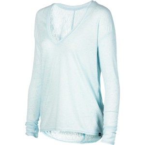 Hurley Solid Drapy Rib Shirt - Long-Sleeve - Women's