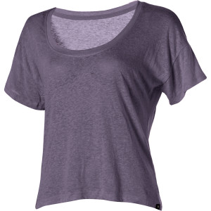 Solid Crop T-Shirt - Short-Sleeve - Women's